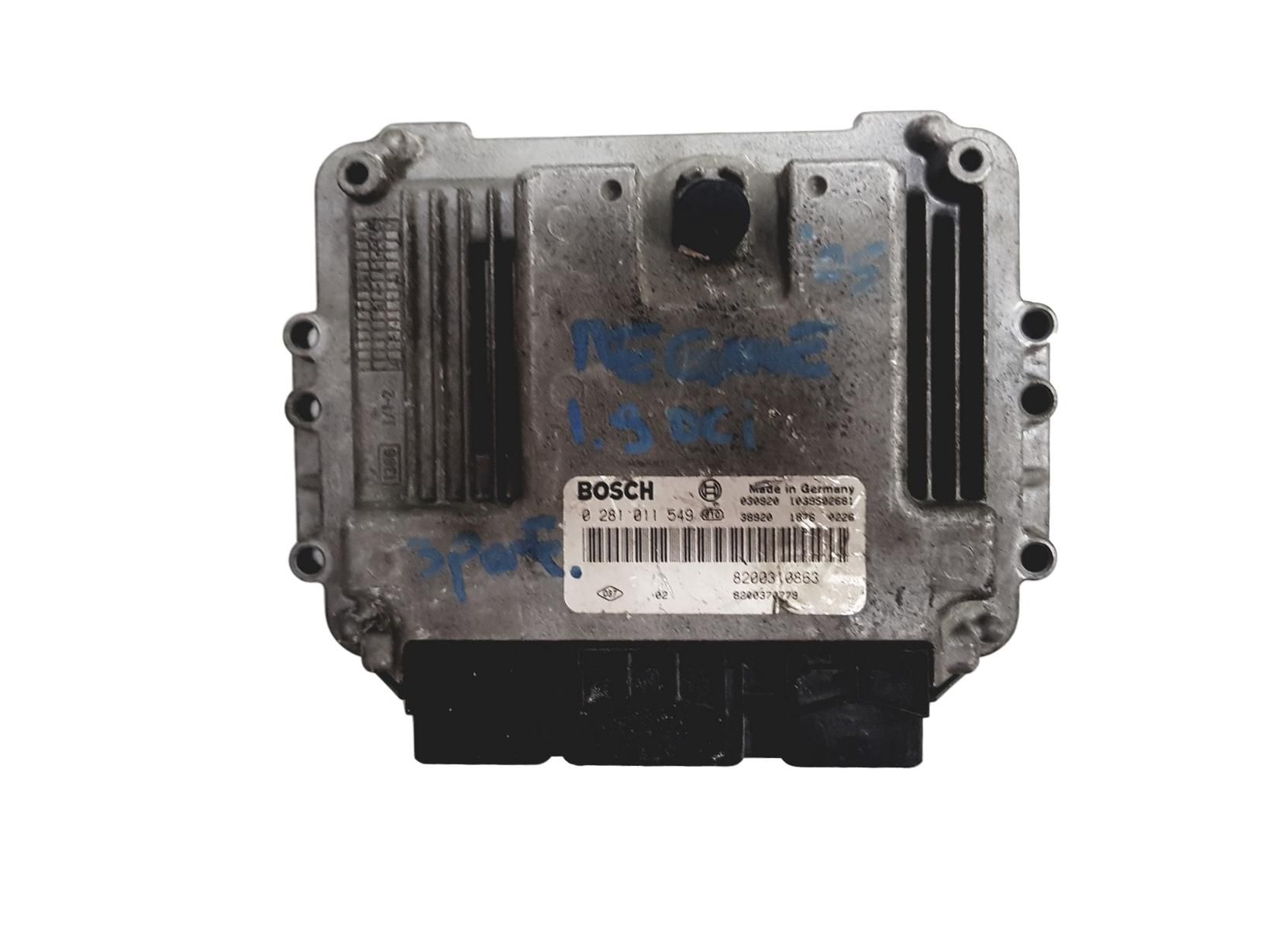 Steuergerät 0281011549 8200310863 8200370779 Renault Bosch 3625 main product photo