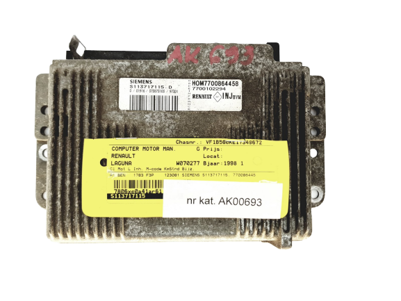 Steuergerät 7700102294 7700864458 S113717115D Renault Siemens 19053 main product photo