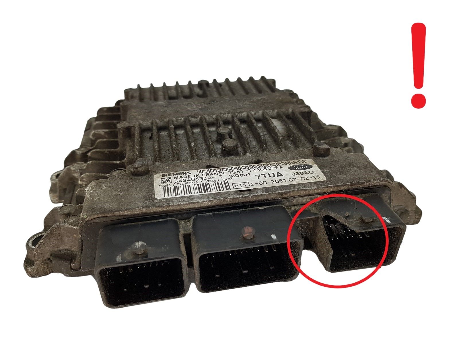 Steuergerät 7S61-12A650-FA 5WS40633A-T Ford Siemens 14823 main product photo