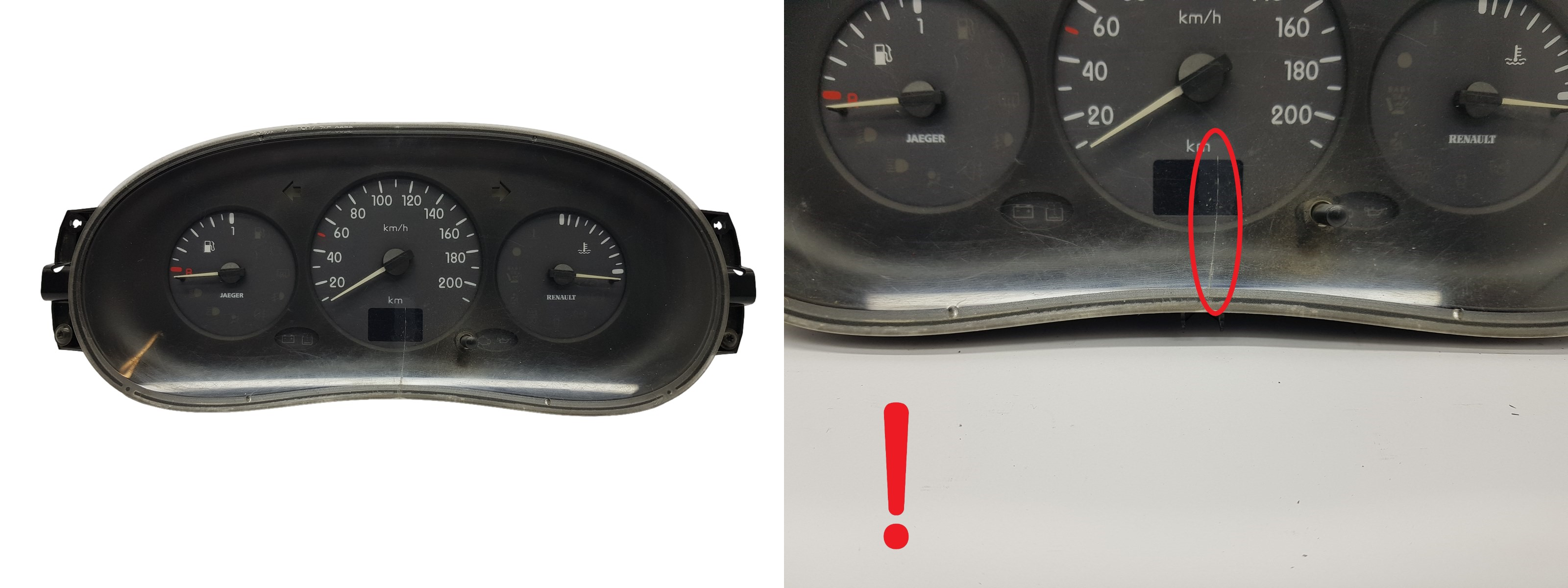 Tacho Kombiinstrument Renault Kangoo 1 8200133491 A 3694 main product photo