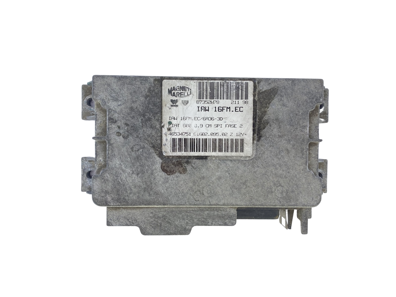 Steuergerät Fiat 46534751 IAW16FM.EC 61602.095.02 Magneti Marell 54929 main product photo