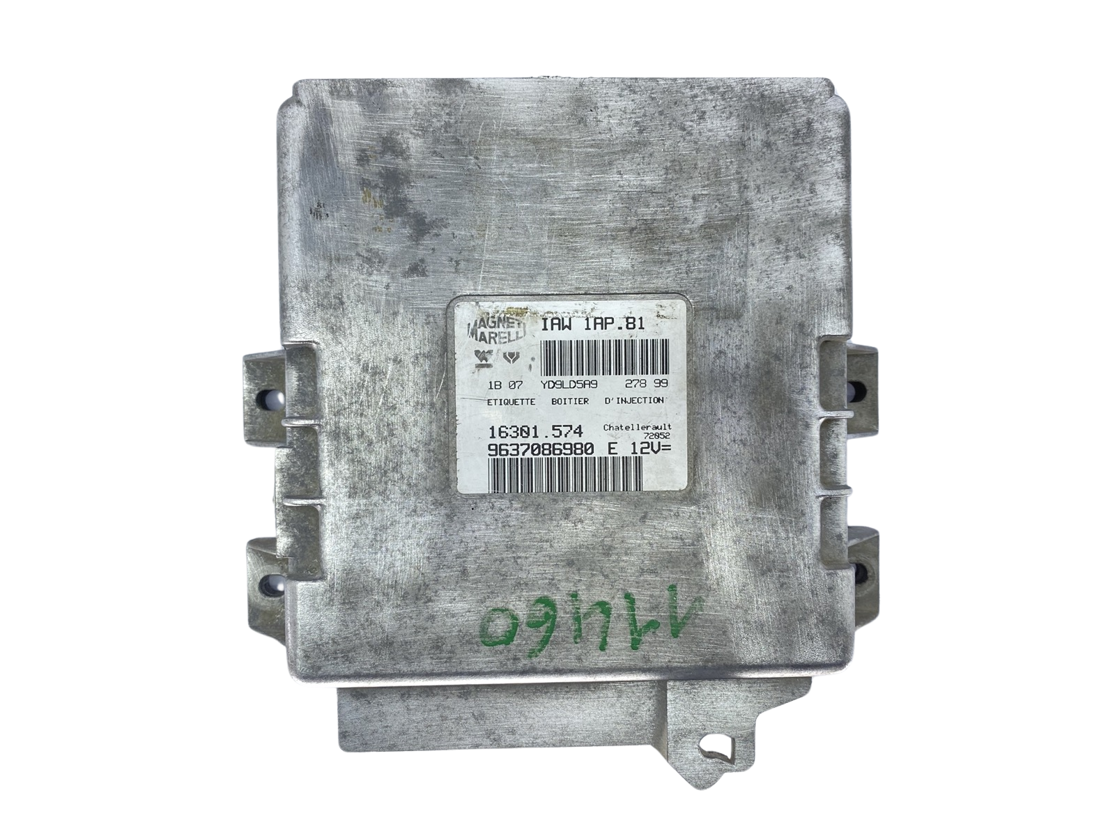 Steuergerät 9637086980 16301.574 IAW1AP.81 PSA Magneti Marelli 63971 main product photo