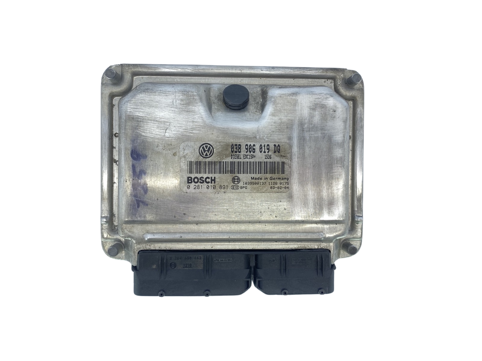 Steuergerät 038906019DQ 0281010891 VW Seat Bosch 62715 main product photo