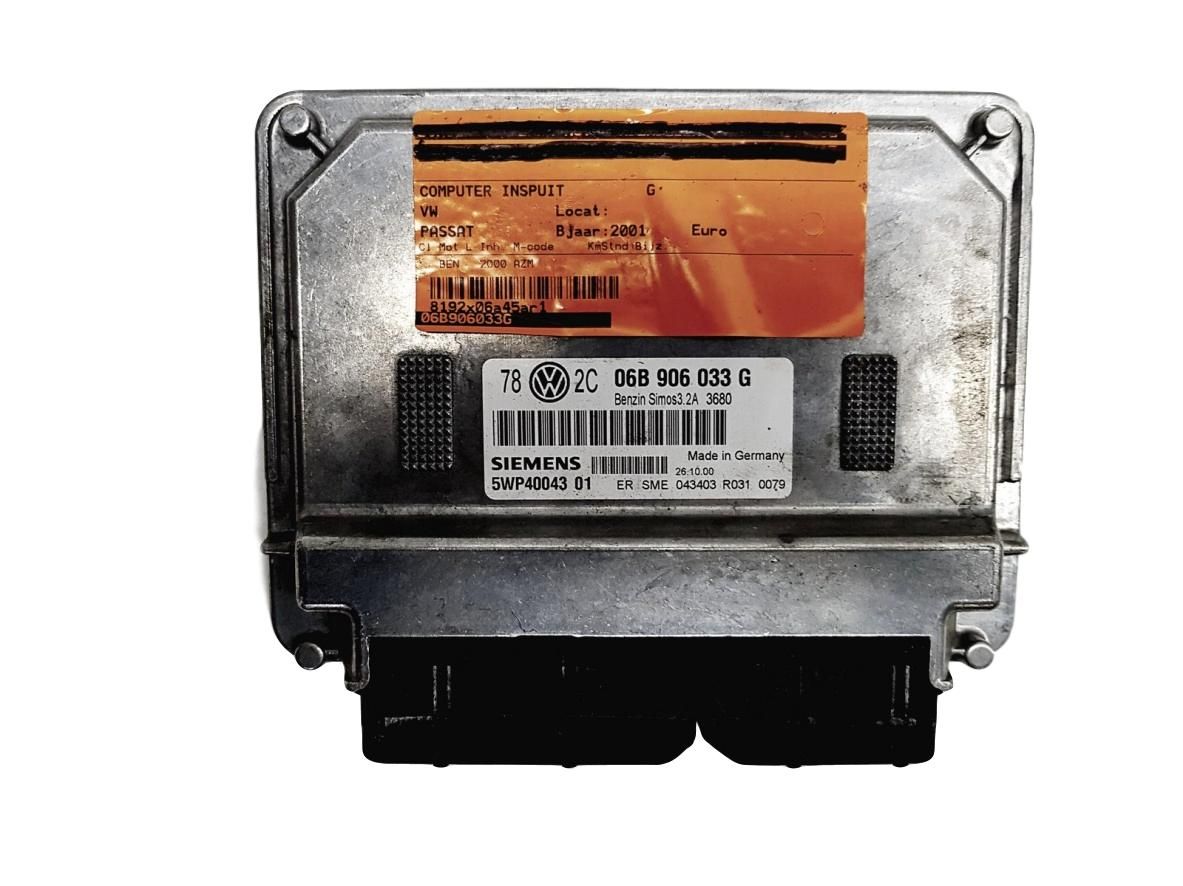 Steuergerät 06B906033G 5WP40043 01 Volkswagen Siemens main product photo