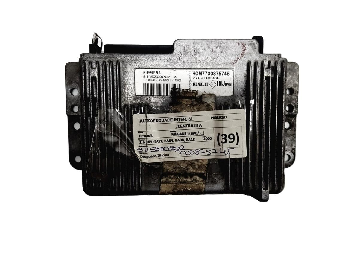 Steuergerät S115300202A 7700875745 7700105980 Renault Siemens 10464 main product photo