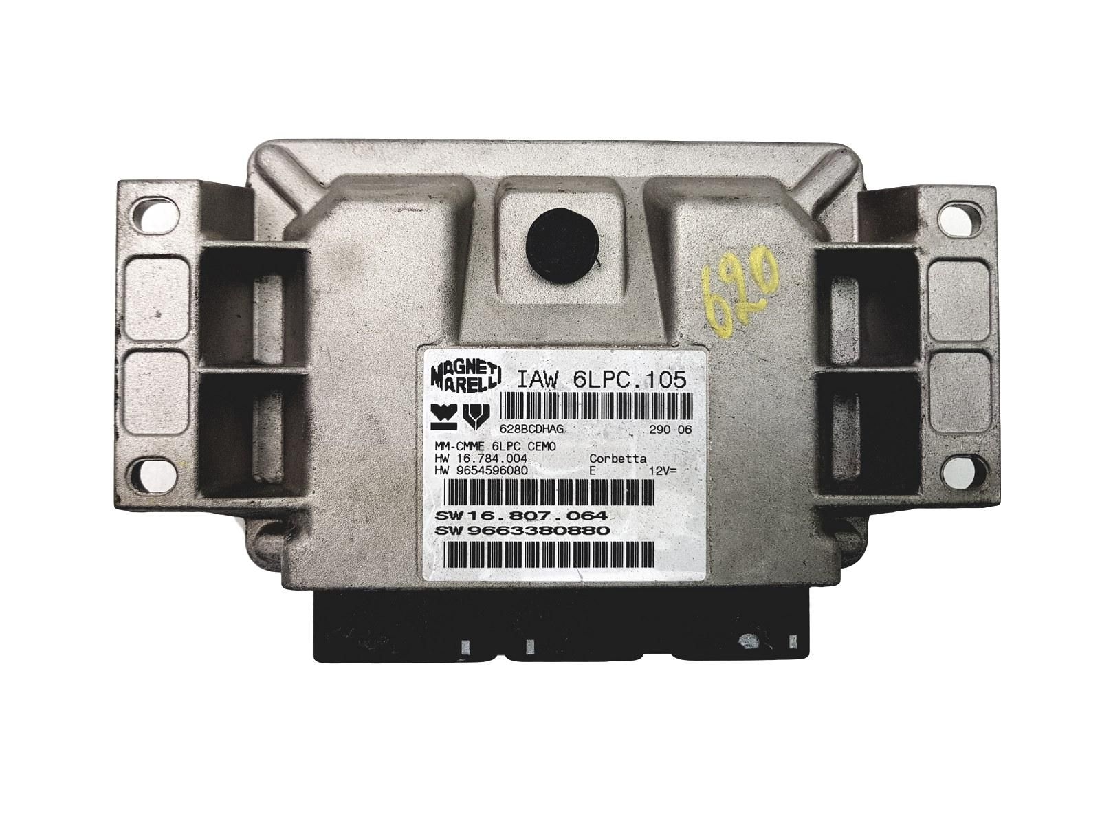 Steuergerät 9663380880 16.807.064 IAW6LPC.105 main product photo