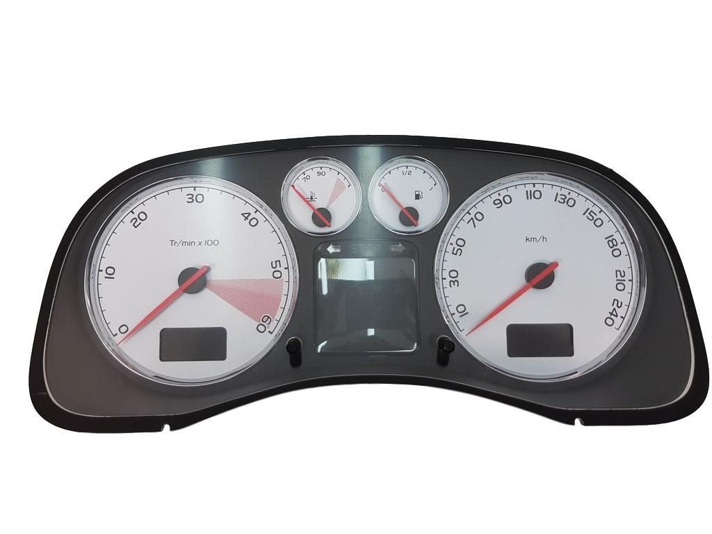 Tacho Kombiinstrument Peugeot 307 Lift P9655925880 4408 main product photo