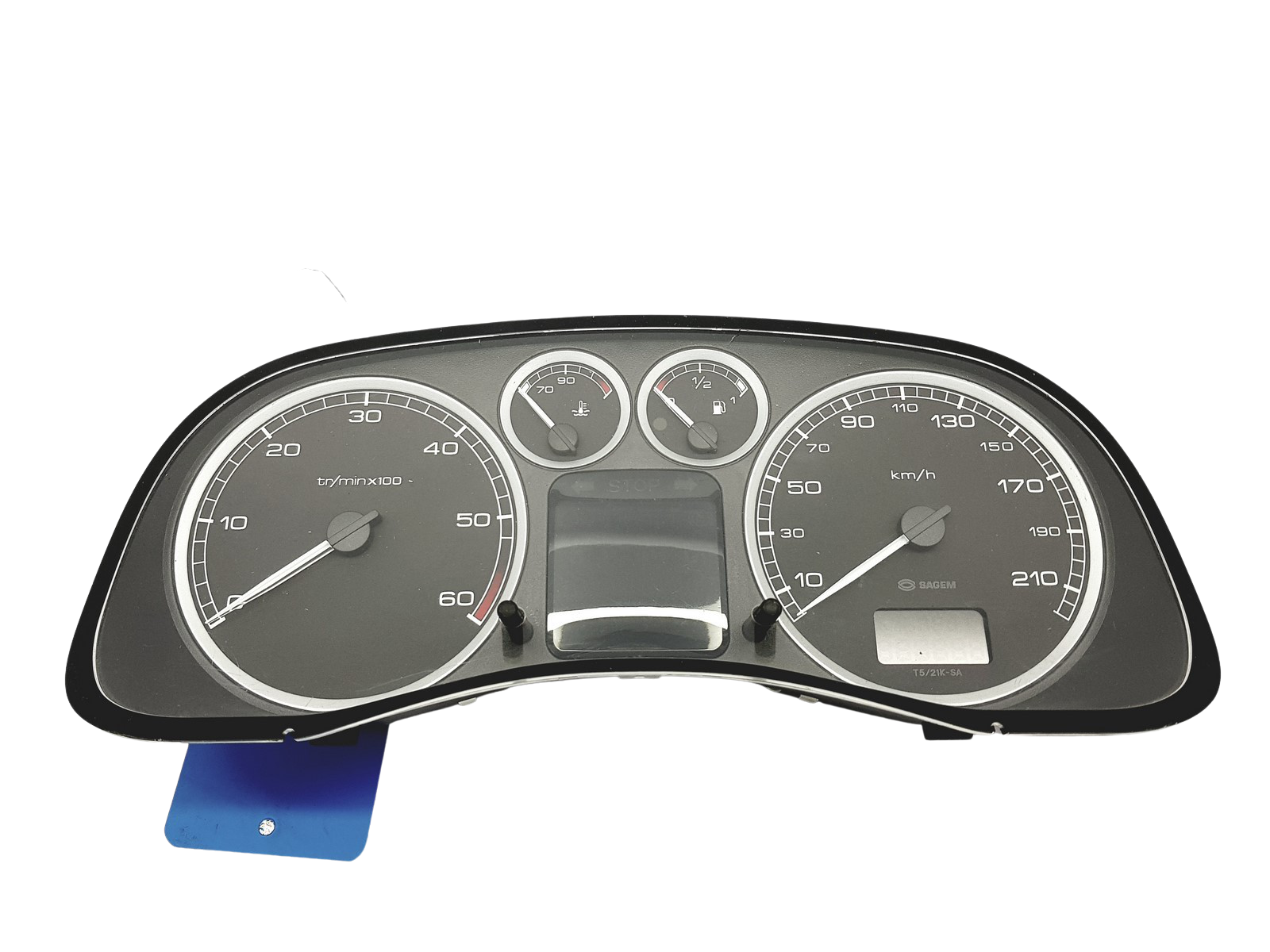 Tacho Kombiinstrument Peugeot 307 9636708880 E 05 49804 main product photo