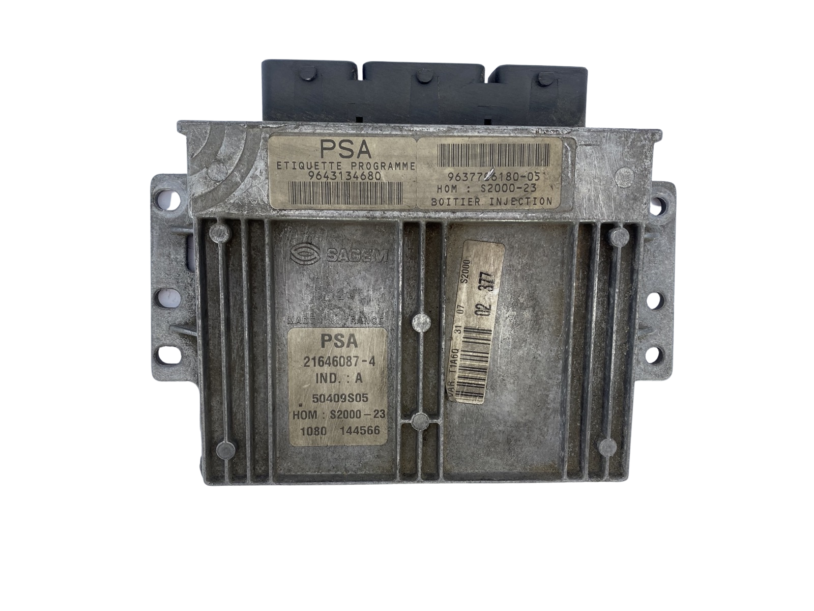 Steuergerät 9643134680 9637706180-05 21646087-4 PSA Sagem 53177 main product photo
