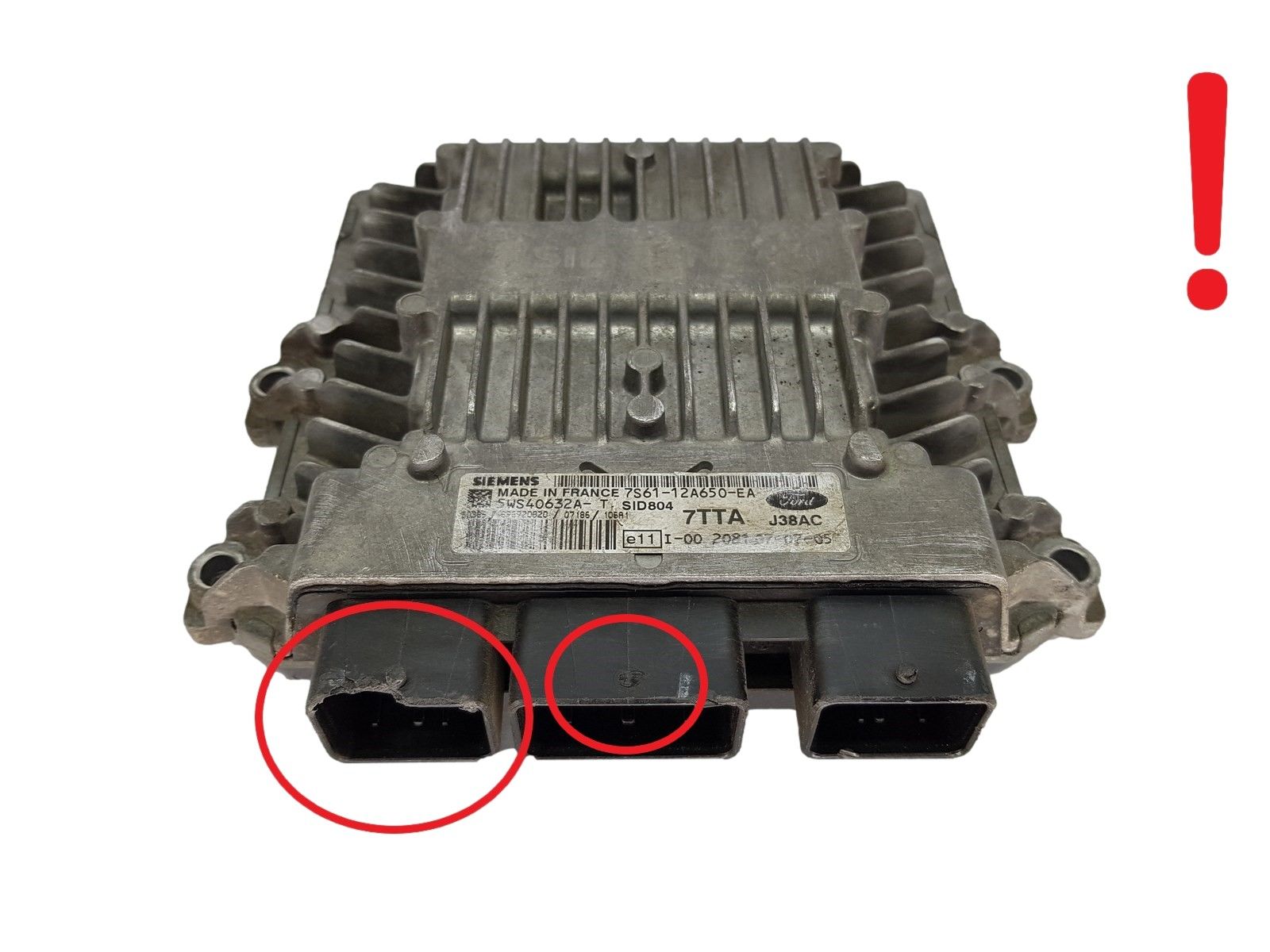 Steuergerät 7S61-12A650-EA 5WS40632A-T SID 804 7TTA Ford Siemens 18688 main product photo