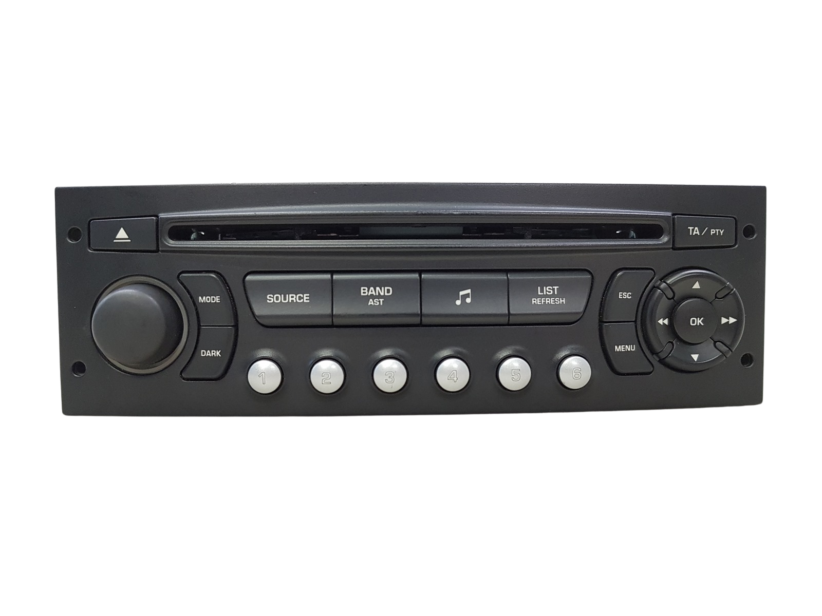 Cd-Radio Peugeot 307 9659139977 7645038392 Blaupunkt 1302 main product photo