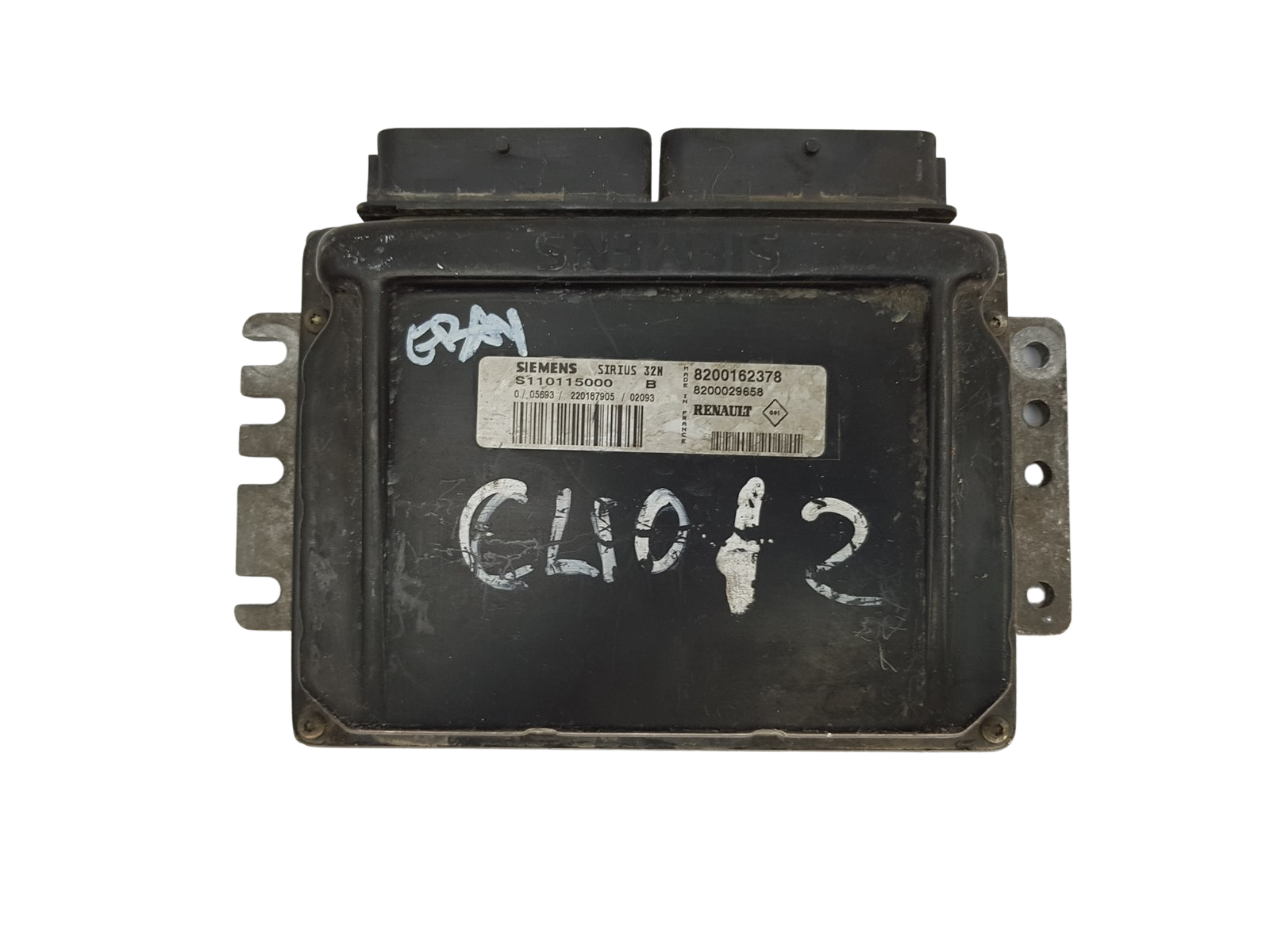 Steuergerät S110115000B 8200162378 8200029658 Renault Siemens 16358 main product photo