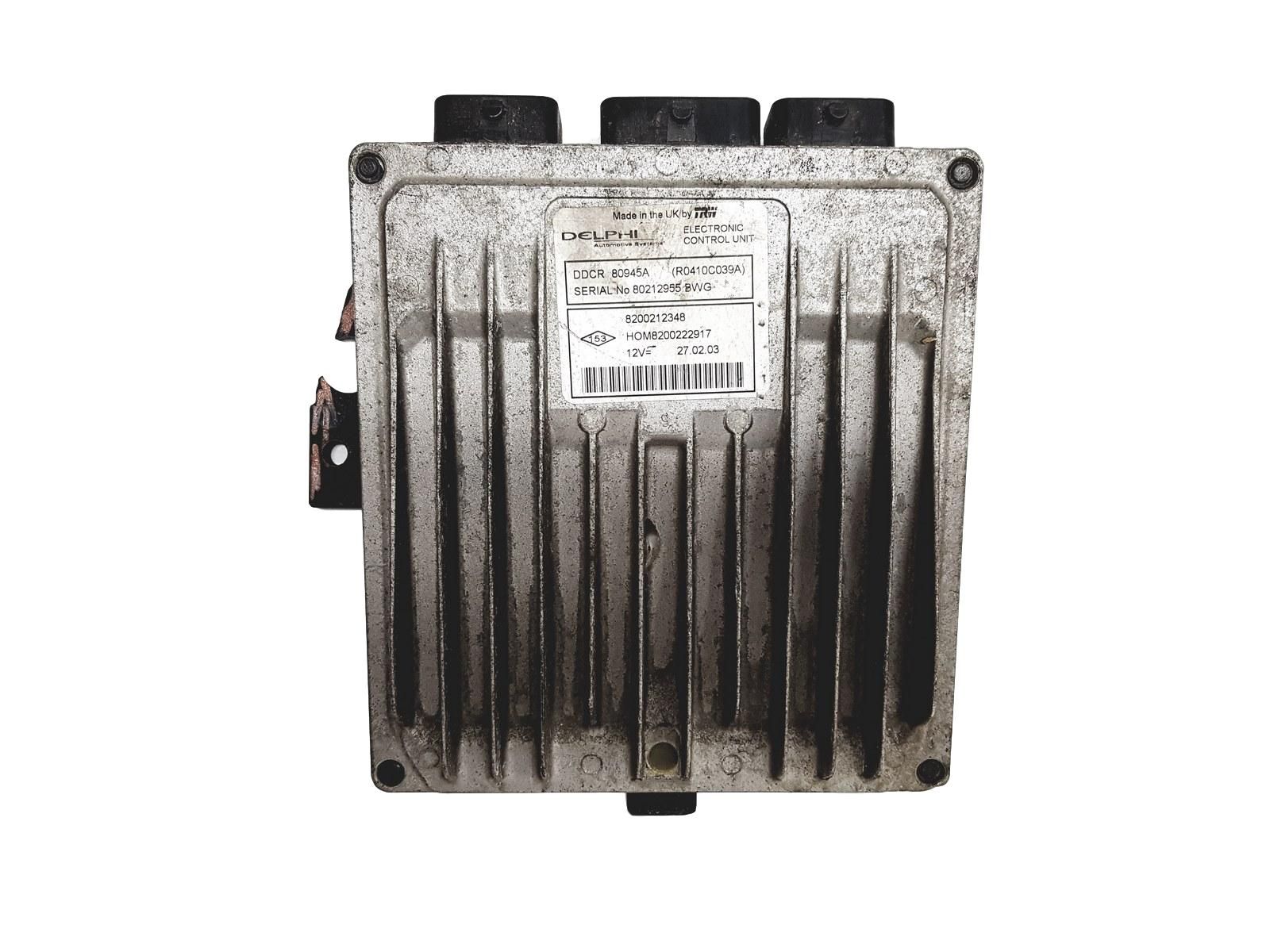 Steuergerät 8200212348 8200222917 R0410C039A Renault Delphi 12197 main product photo