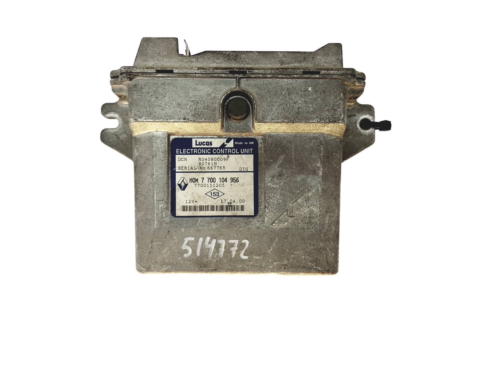 Steuergerät 7700104956 7700111205 R04080009F Renault 24587 main product photo