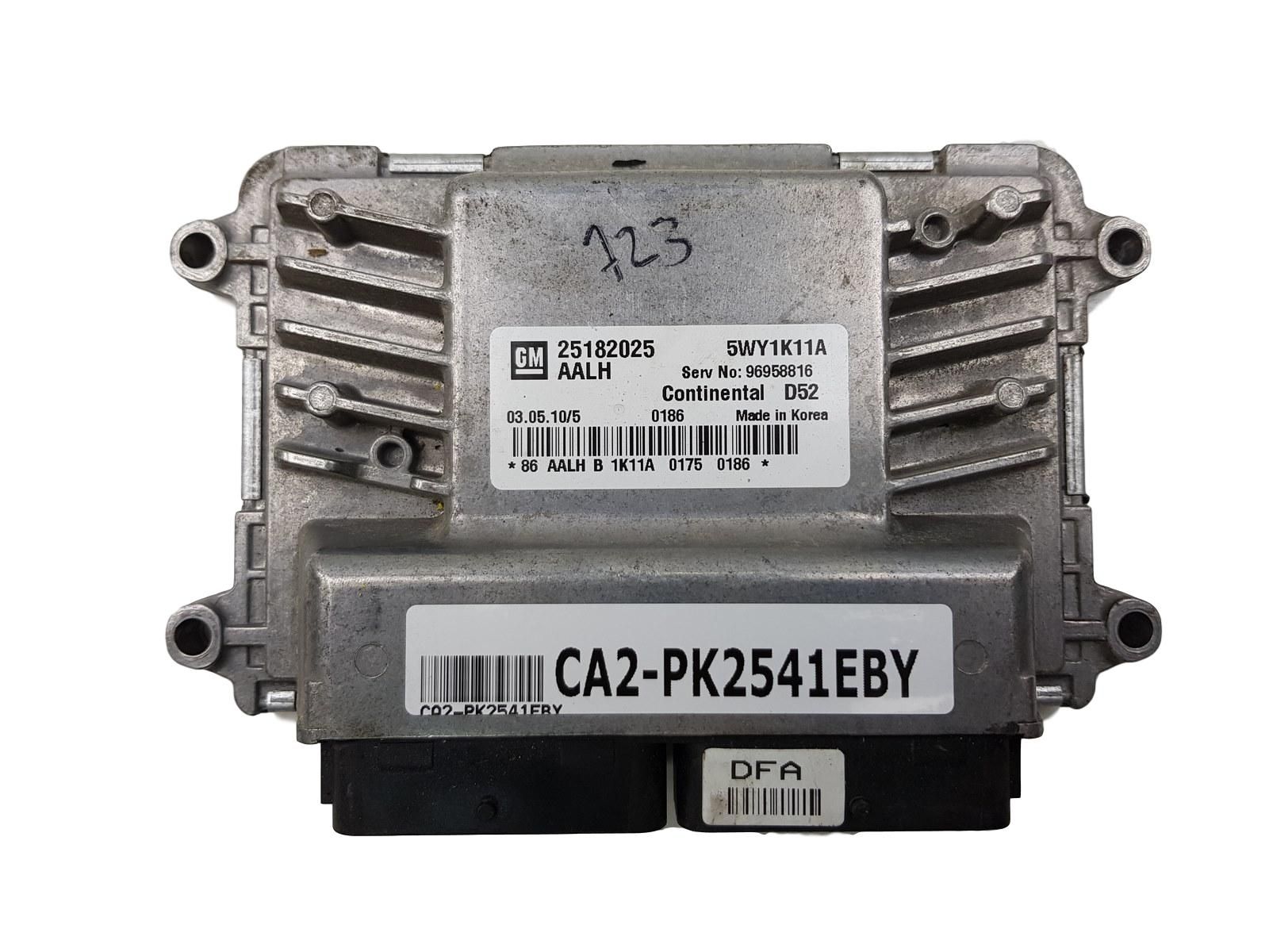 Motorsteuerung 25182025 AALH 5WY1K11A Chevrolet Continental D52 main product photo