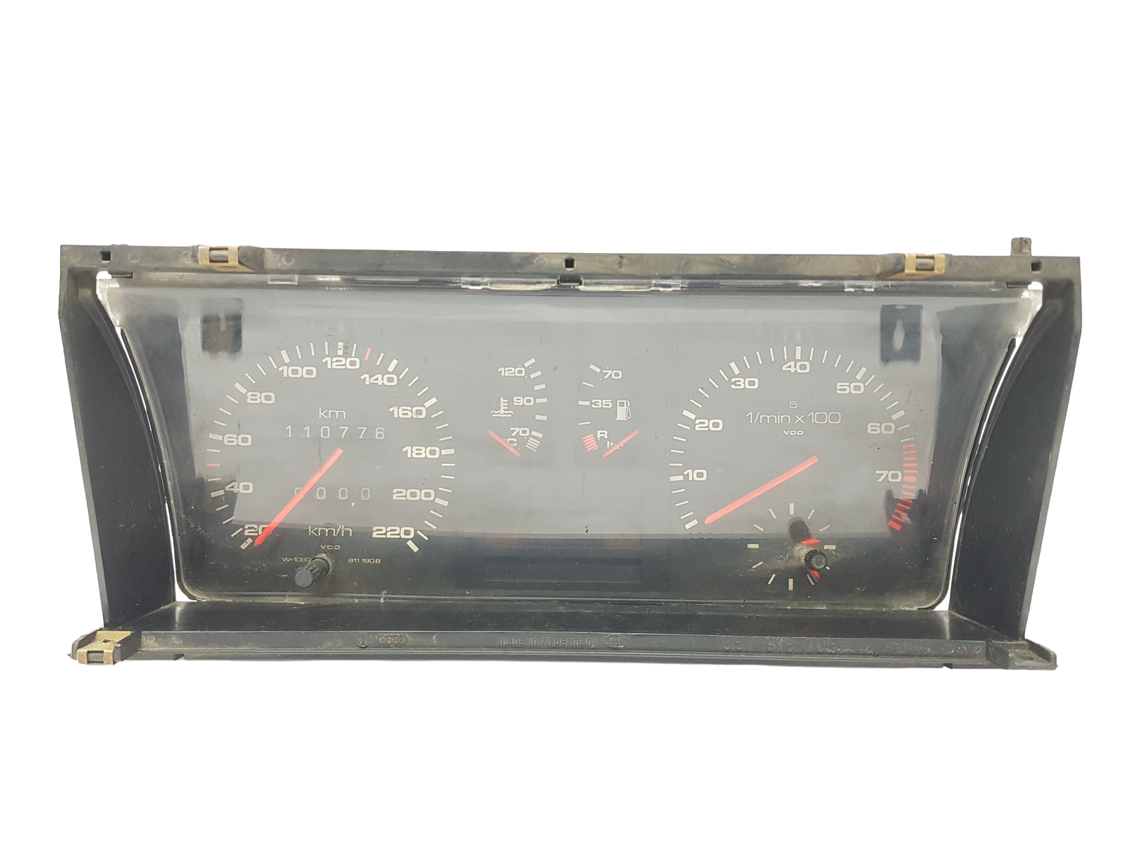 Tacho Kombiinstrument Audi 80 90 811919086 81117434 VDO main product photo