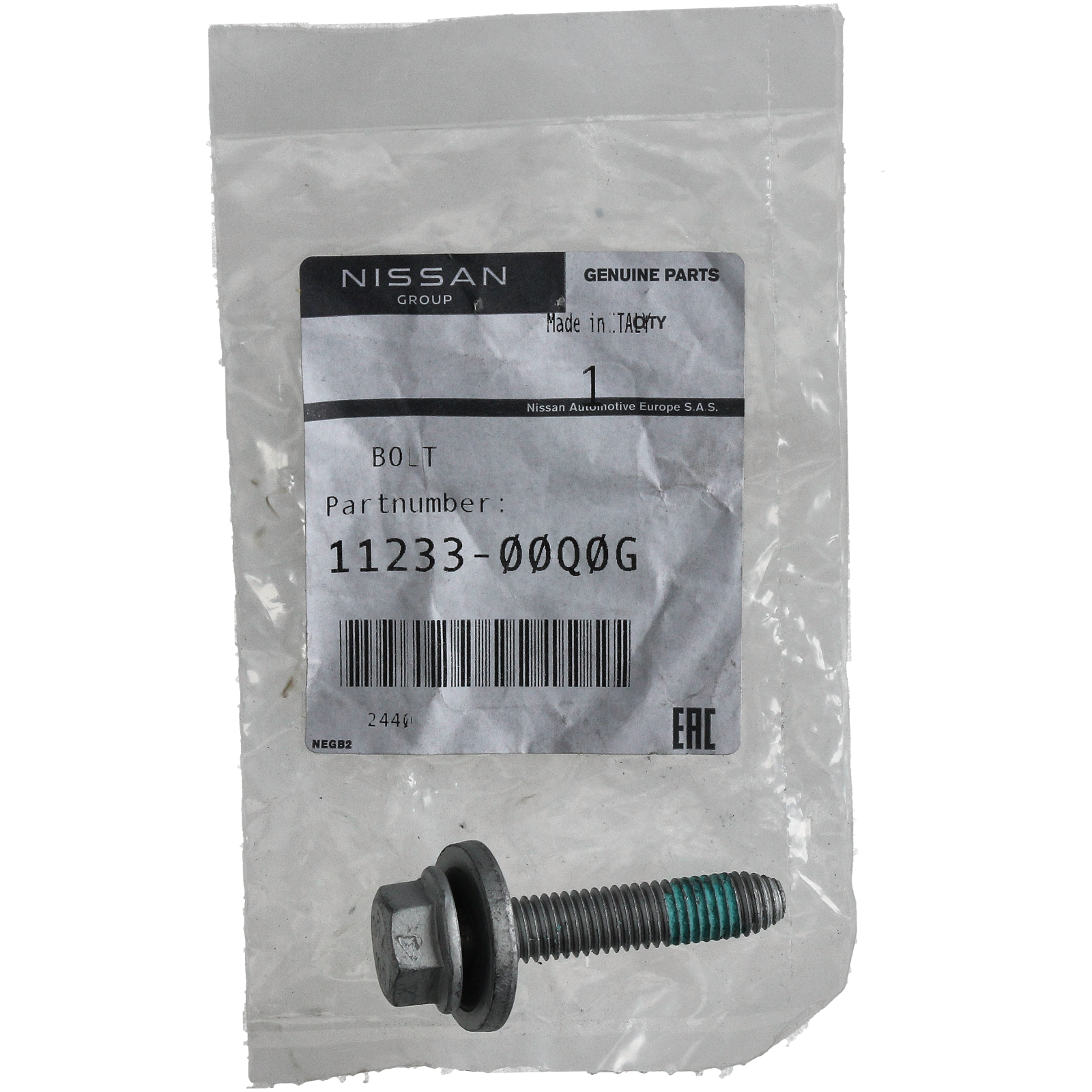 Schraube Original 7703602318 1123300Q0G Nissan Renault main product photo
