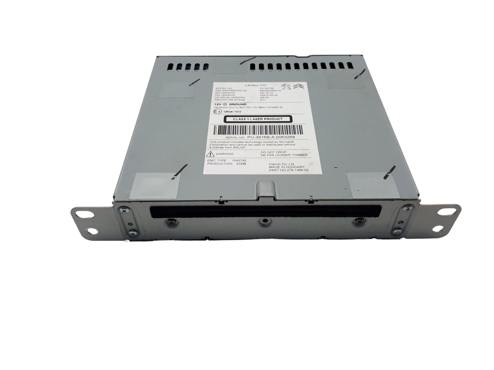 Navigationssystem Citroen DS4 C4 2 II 9805593680 PU-3916B main product photo