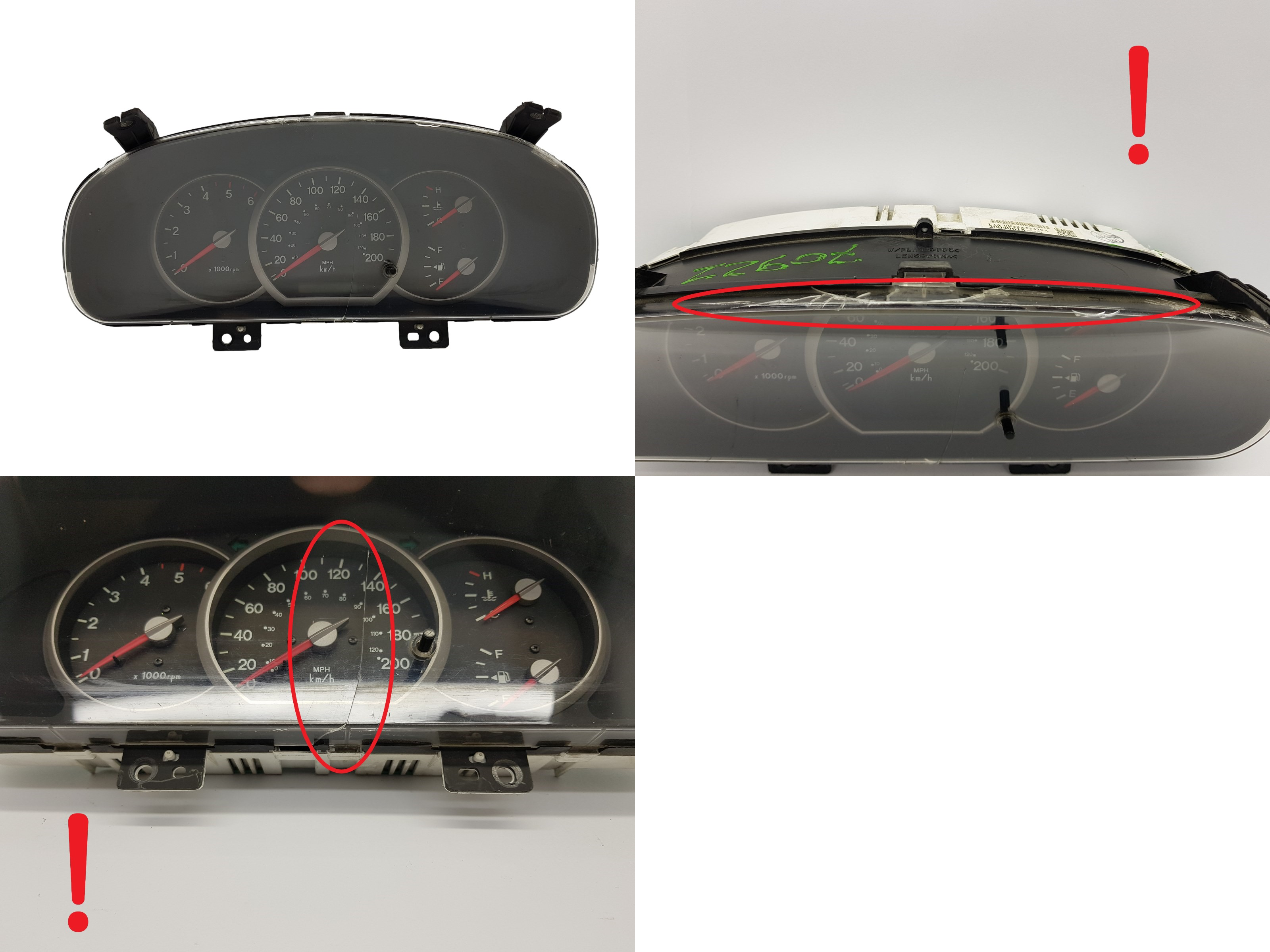 Tacho Kombiinstrument Kia Carnival 0K52A55430A 2003-64310K 2232 main product photo