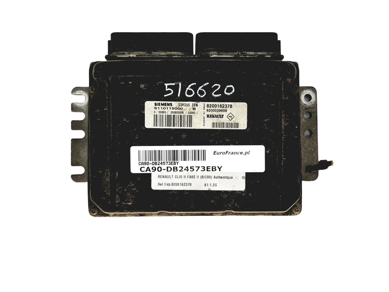 Steuergerät S110115000B 8200162378 8200029658 Renault Siemens 24573 main product photo