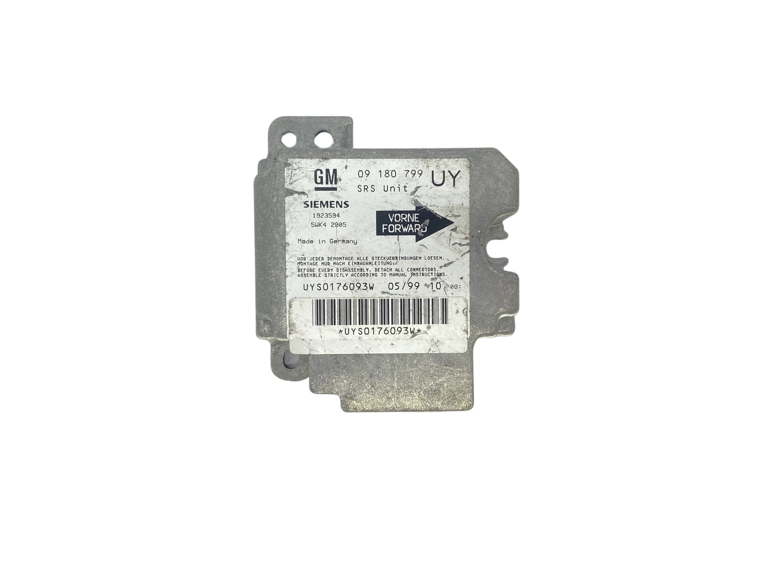 Steuergerät 09180799 5WK42905 Opel Siemens 58468 main product photo