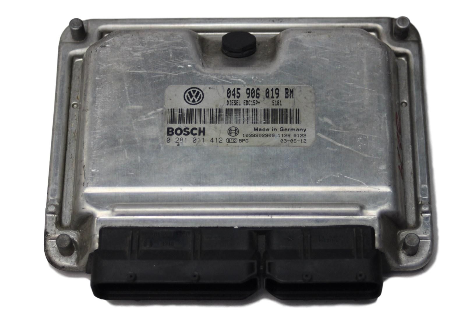 Motorsteuerung 045906019BM 0281011412 Skoda main product photo