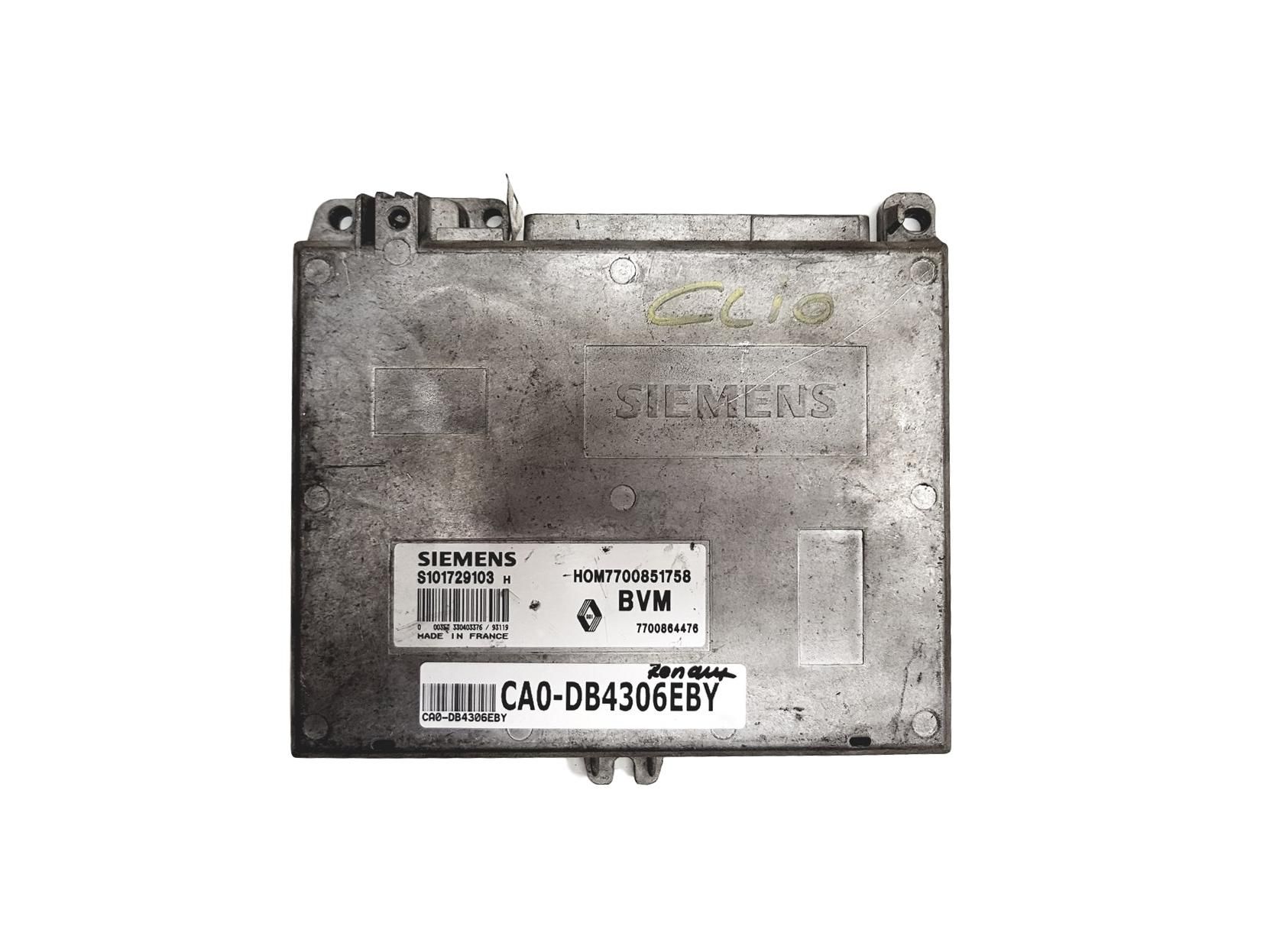 Steuergerät S101729103H 7700851758 7700864476 Renault Siemens main product photo