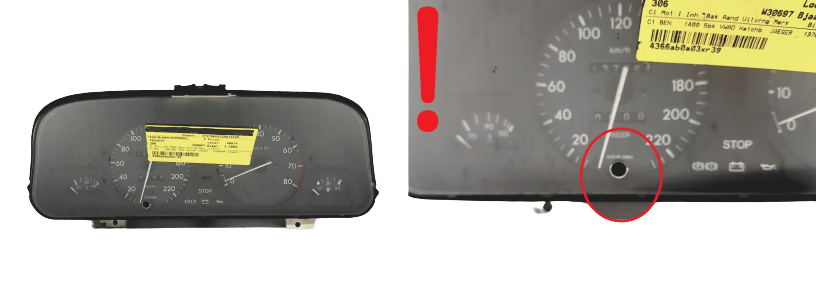 Tacho Kombiinstrument Peugeot 306 9610192480 09033509902 49805 main product photo