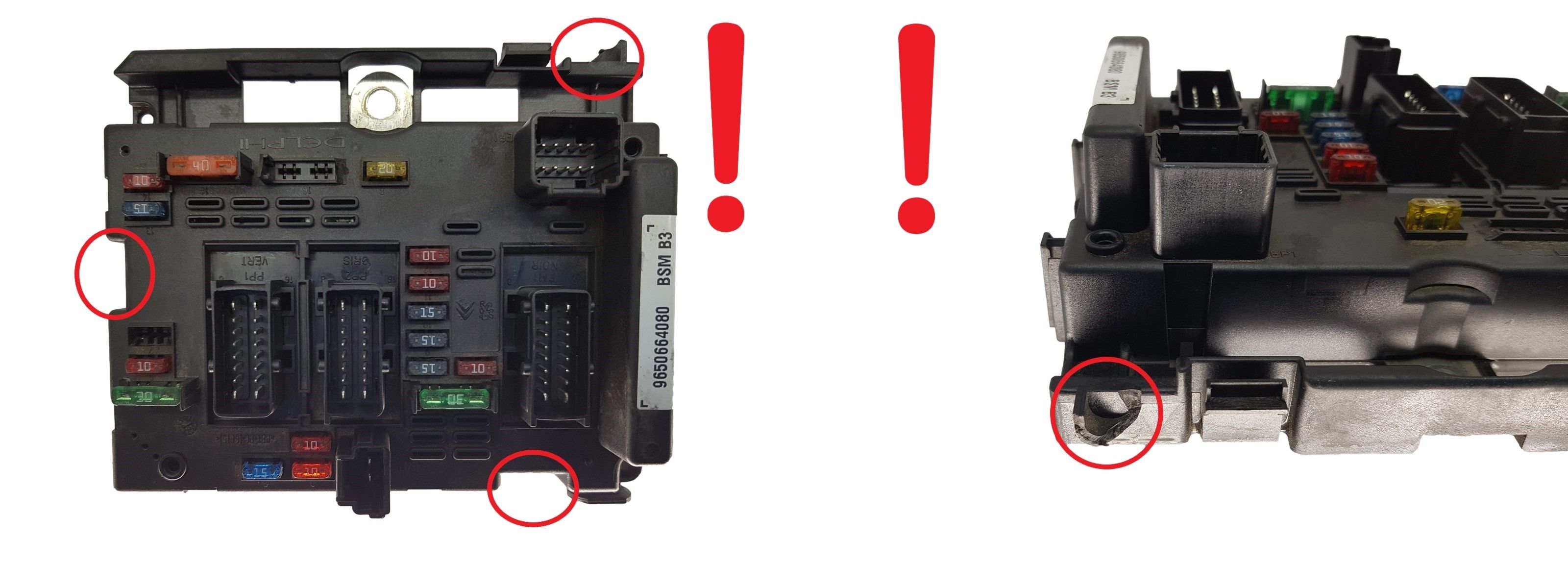 Steuergerät BSM B3 9650664080 PSA Delphi 2254 main product photo