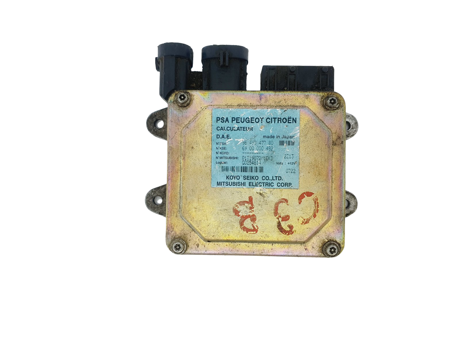 Steuergerät 9649847780 6900000482 Q1T19072M1ZE KOYO PSA 36623 main product photo