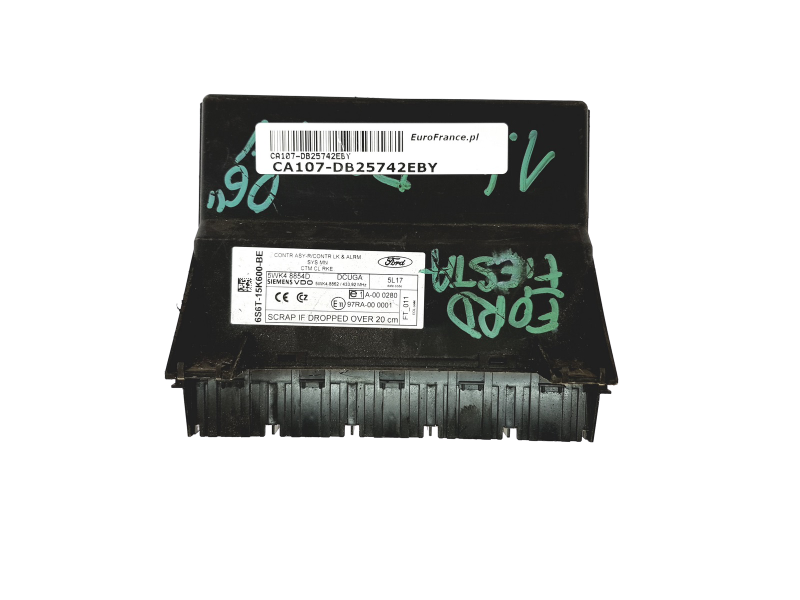 Steuergerät Ford 6S6T-15K600-BE 5WK48854D Siemens VDO 25742 main product photo