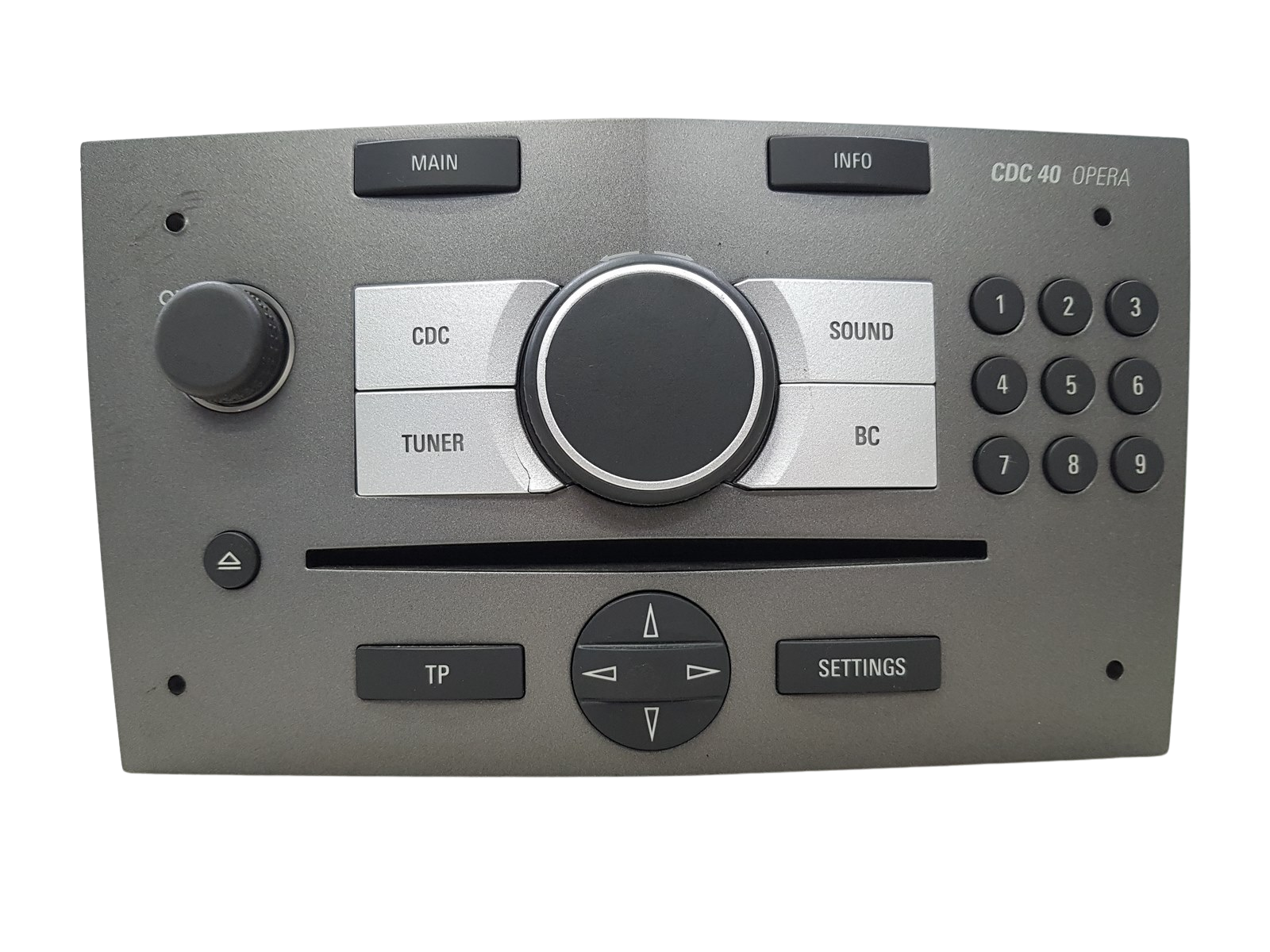 Autoradio CDC 40 OPERA Opel 13121030 7643117310 Blaupunkt main product photo