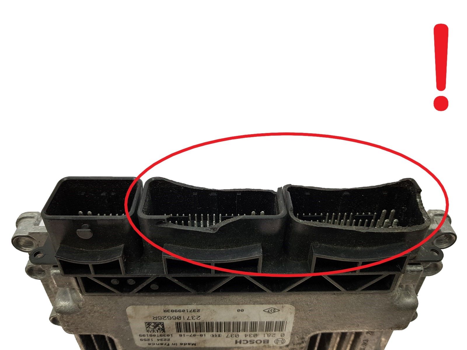 Steuergerät 0281034037 237106626R 237109983R Renault Bosch 14955 main product photo
