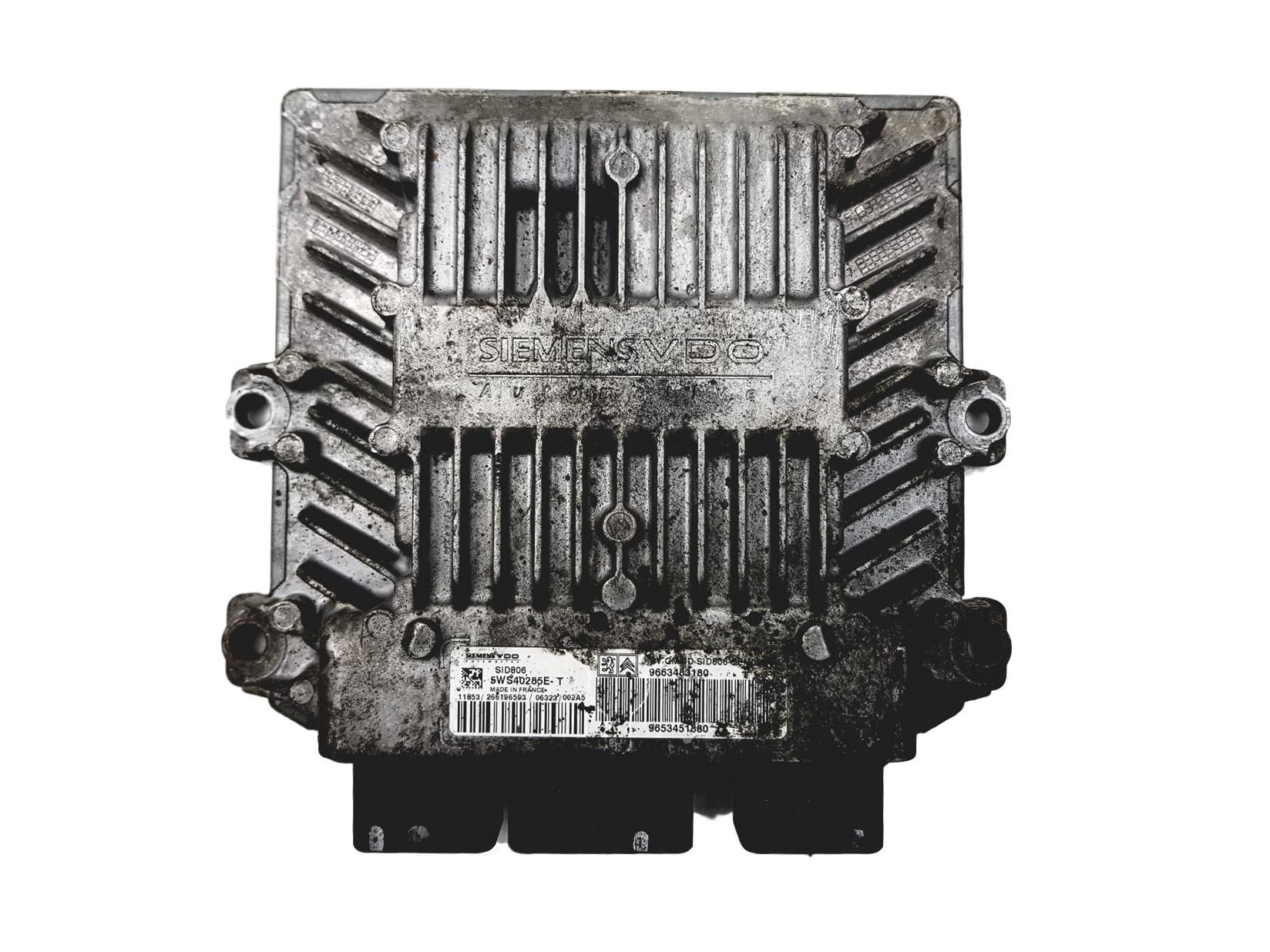 Steuergerät 9663483180 9653451880 5WS40285E-T PSA Siemens 2652 main product photo