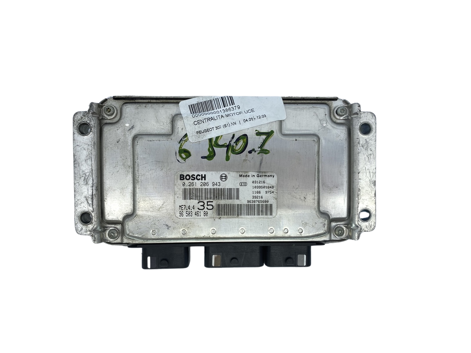 Steuergerät 0261206943 9650346180 9638765680 PSA Bosch 62939 main product photo