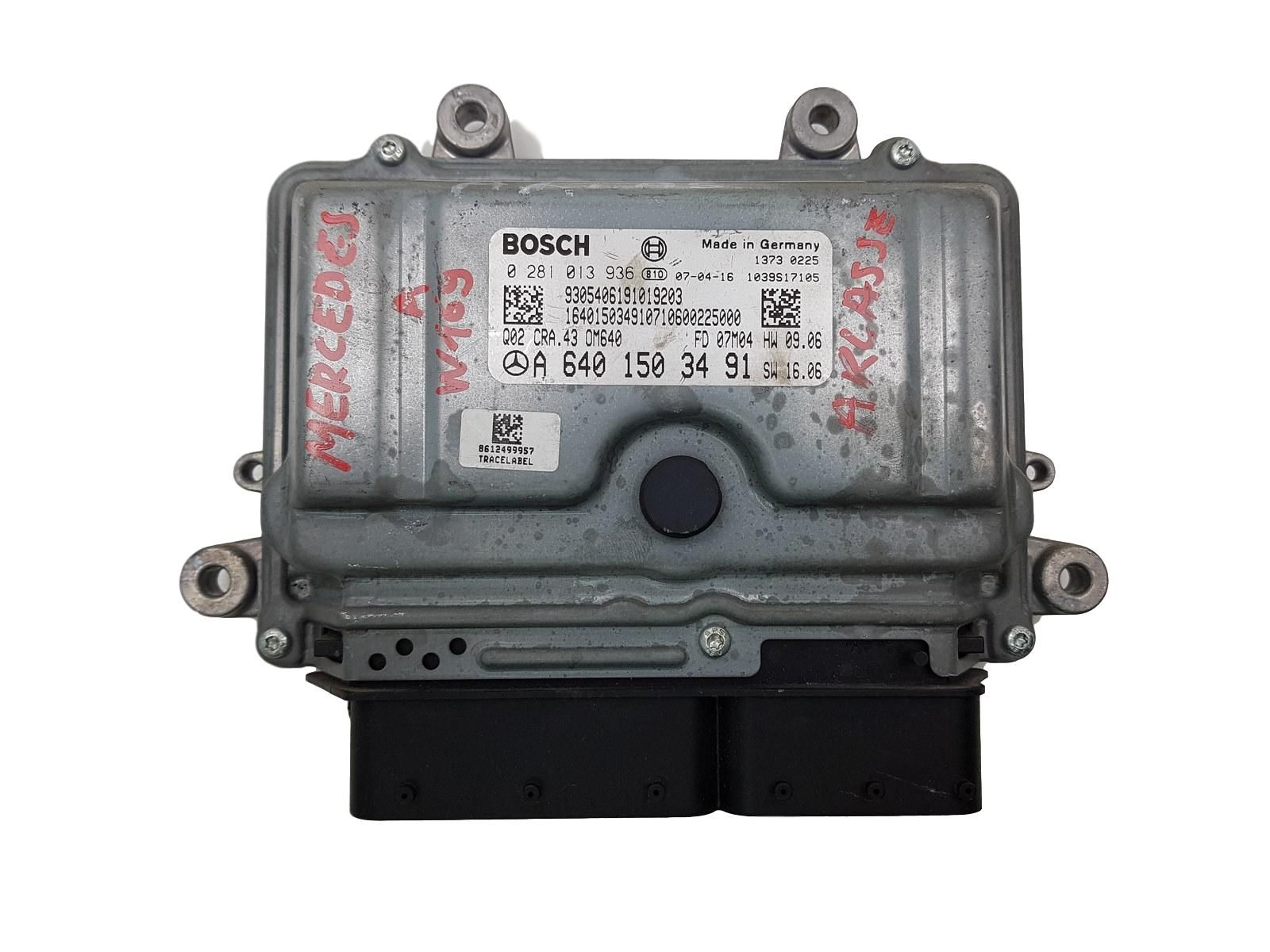 Motorsteuerung A6401503491 0281013936 Mercedes main product photo