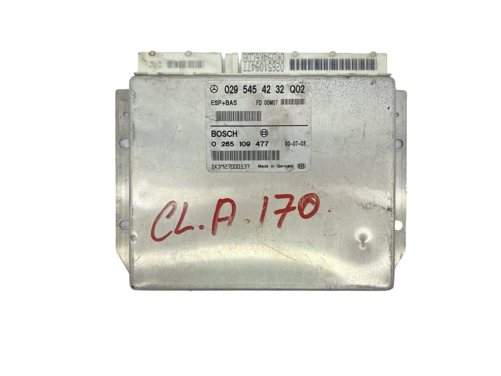 Steuergerät Mercedes 0295454232Q02 0265109477 Bosch 54031 main product photo