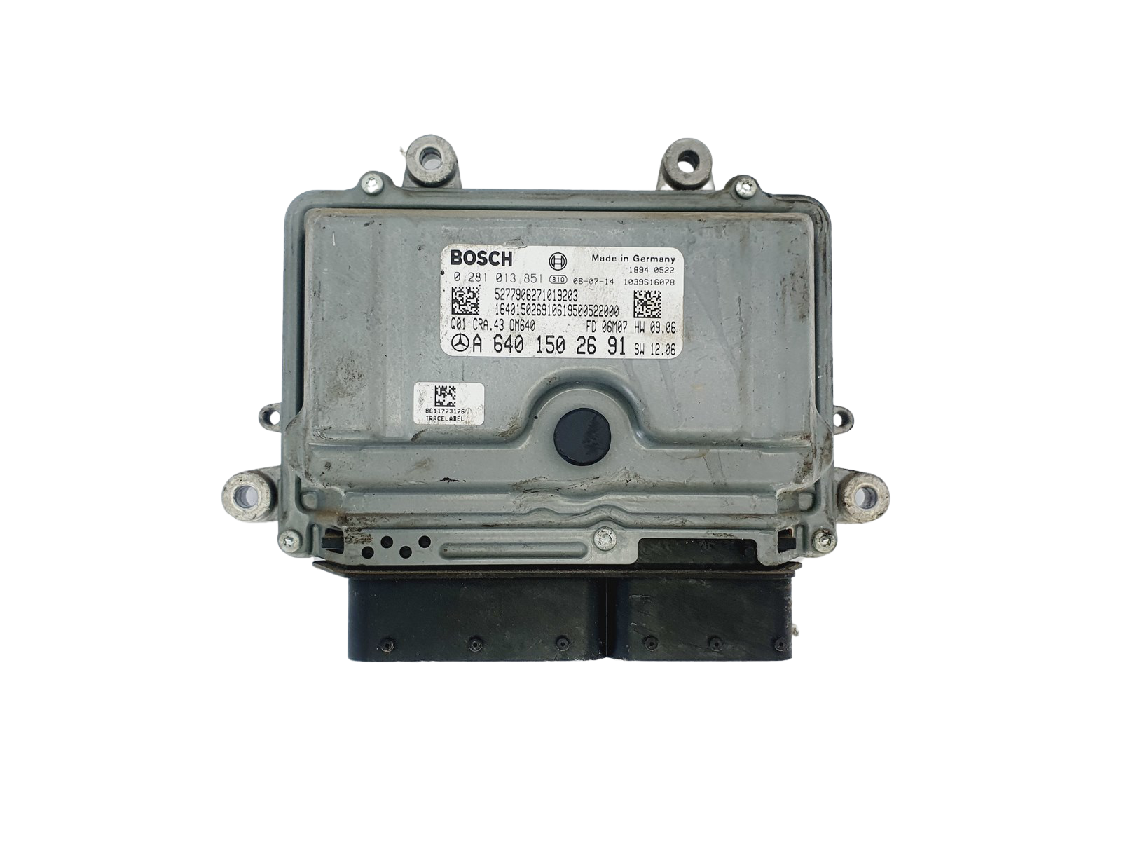 Steuergerät 0281013851 A6401502691 Mercedes Bosch main product photo