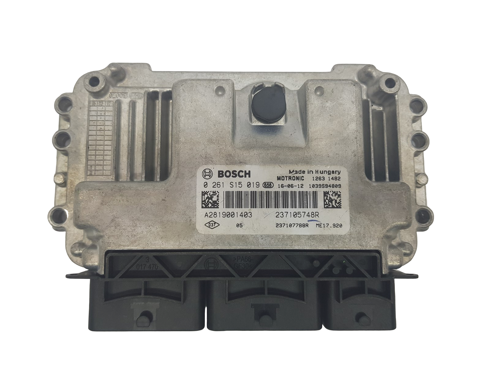 Steuergerät Smart Renault A2819001403 237105748R Bosch main product photo
