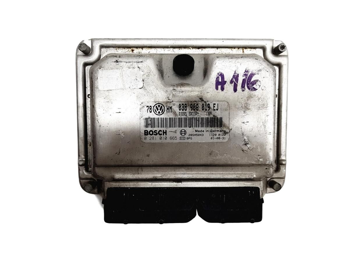 Steuergerät 038906019EJ 0281010665 Volkswagen Bosch 10682 main product photo