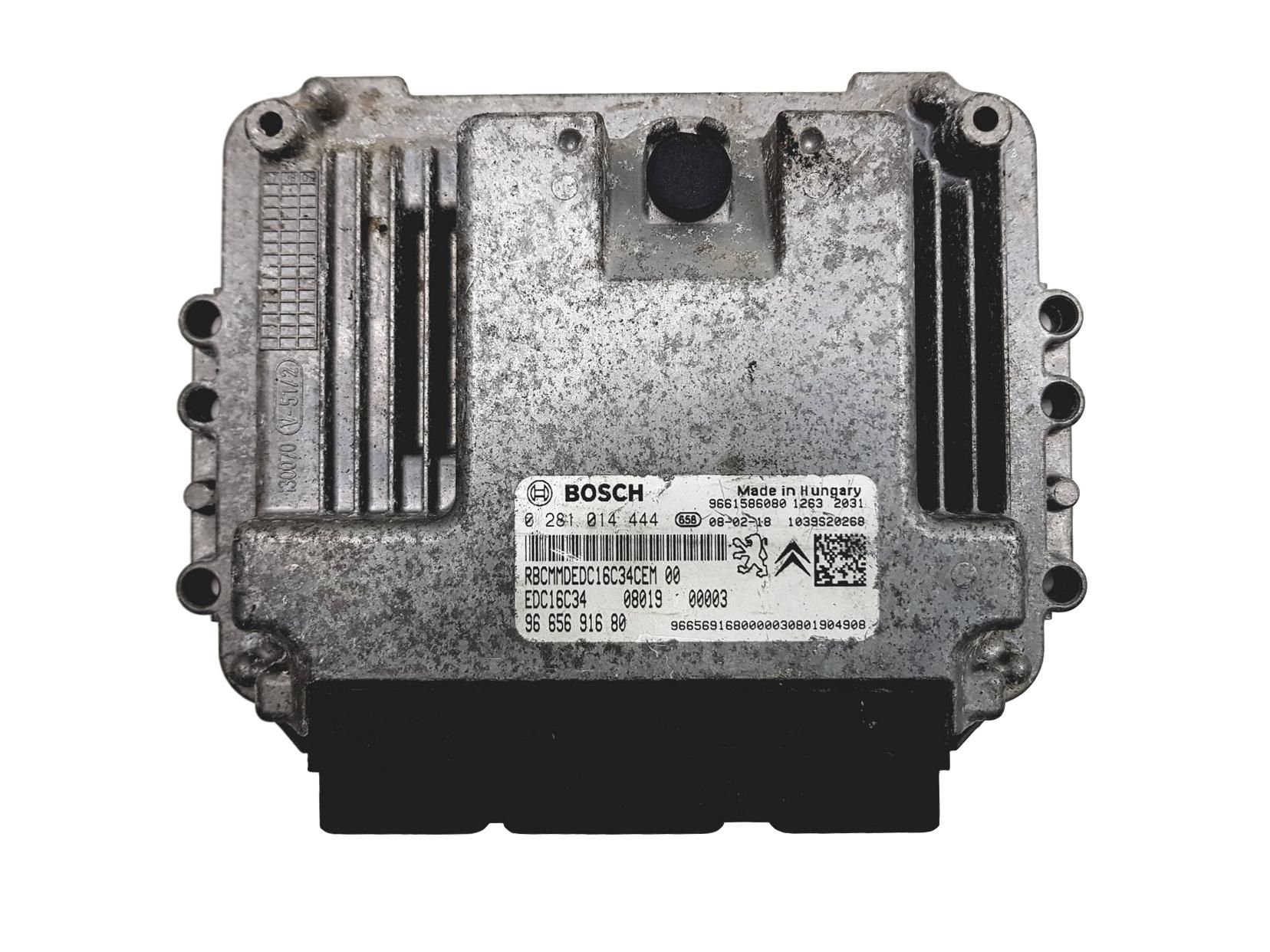 Steuergerät 0281014444 9665691680 9661586080 PSA Bosch 3058 main product photo