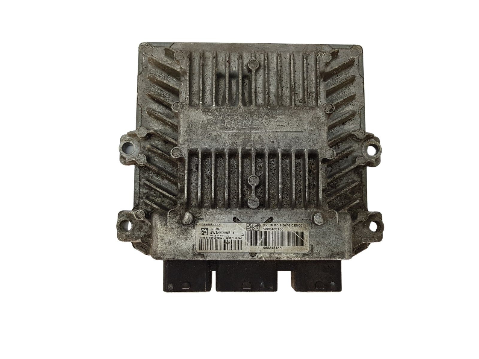 Steuergerät 9663483180 9653451880 5WS40285E-T SID806 PSA Siemens 15687 main product photo