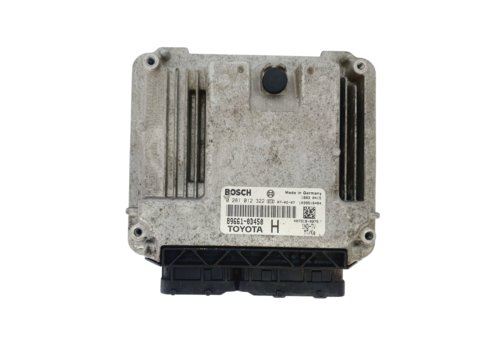 Steuergerät 89661-0D450 0281012322 Toyota Bosch 37369 main product photo