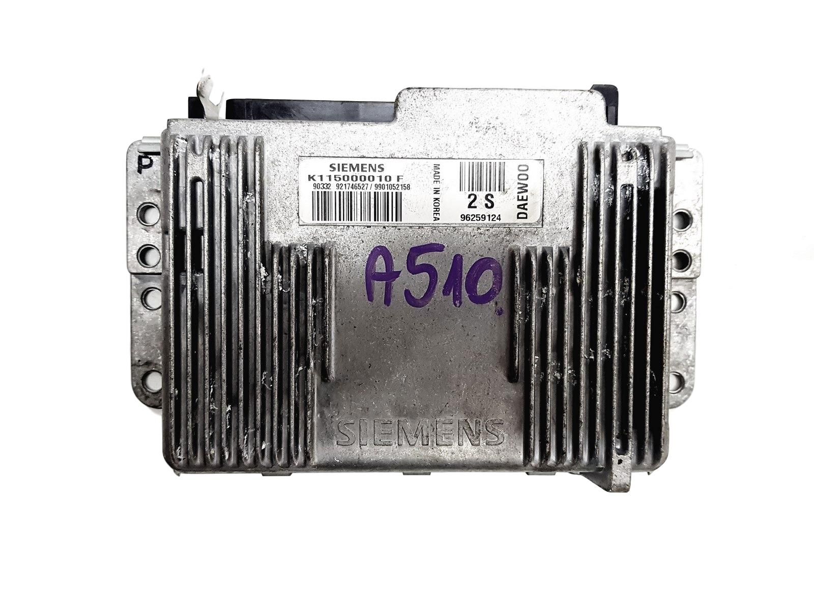 Steuergerät K115000010F 96259124 Daewoo Siemens 10938 main product photo