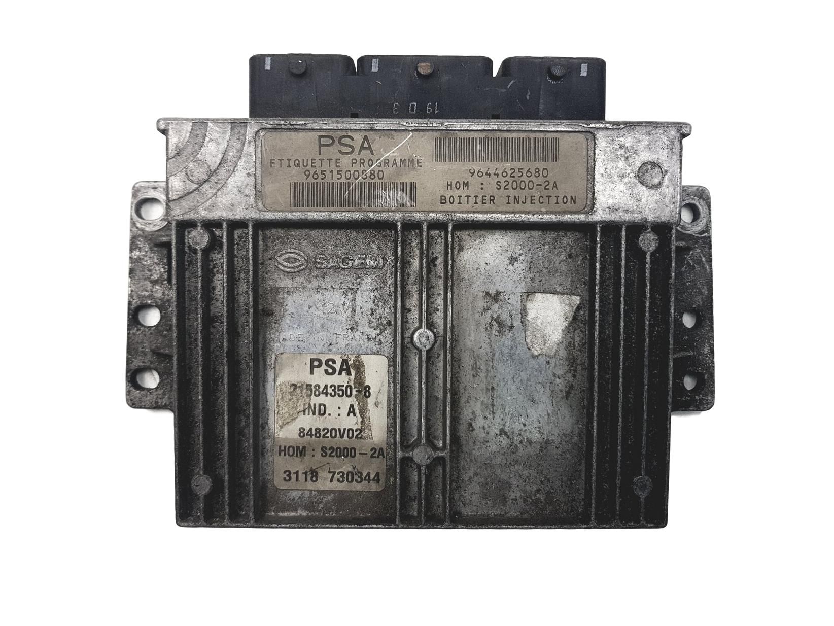 Steuergerät 9651500880 9644625680 21584350-8 PSA Sagem 2610 main product photo
