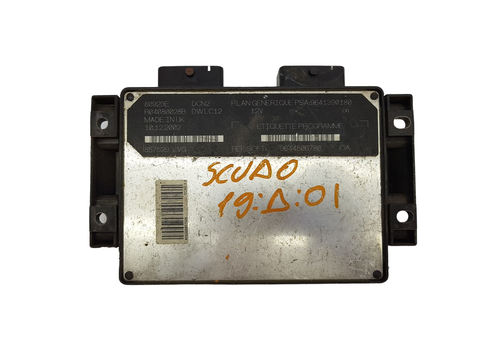 Steuergerät 9641390180 9644506780 R04080028B 80923E PSA Lucas 18482 main product photo