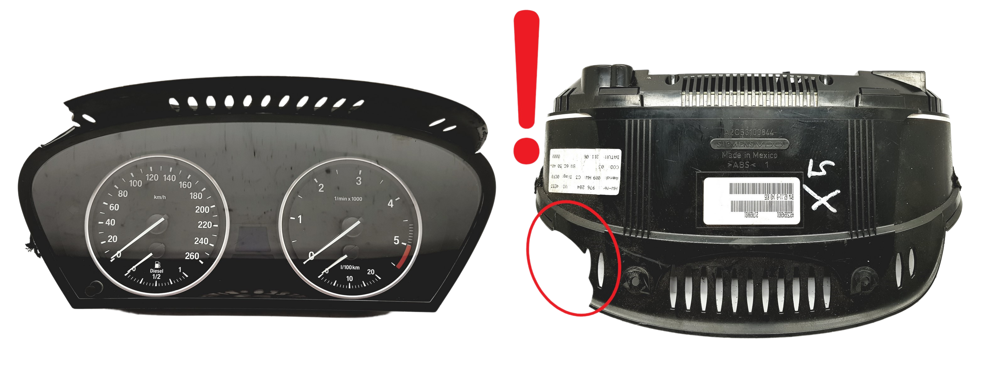 Tacho Kombiinstrument BMW X5 6211 9143835 A2C53242031 main product photo