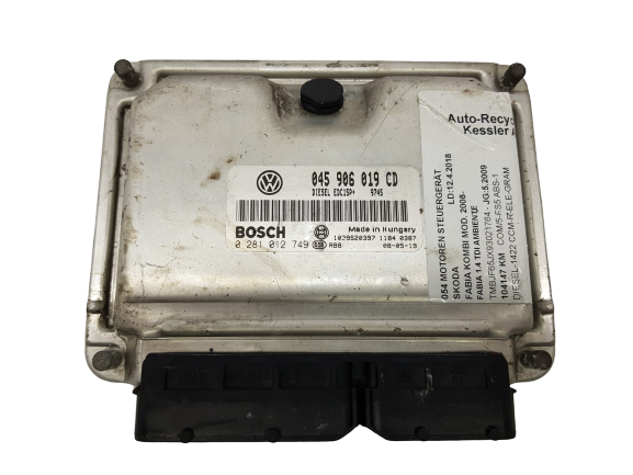 Steuergerät Skoda 0281012749 045906019CD Bosch main product photo