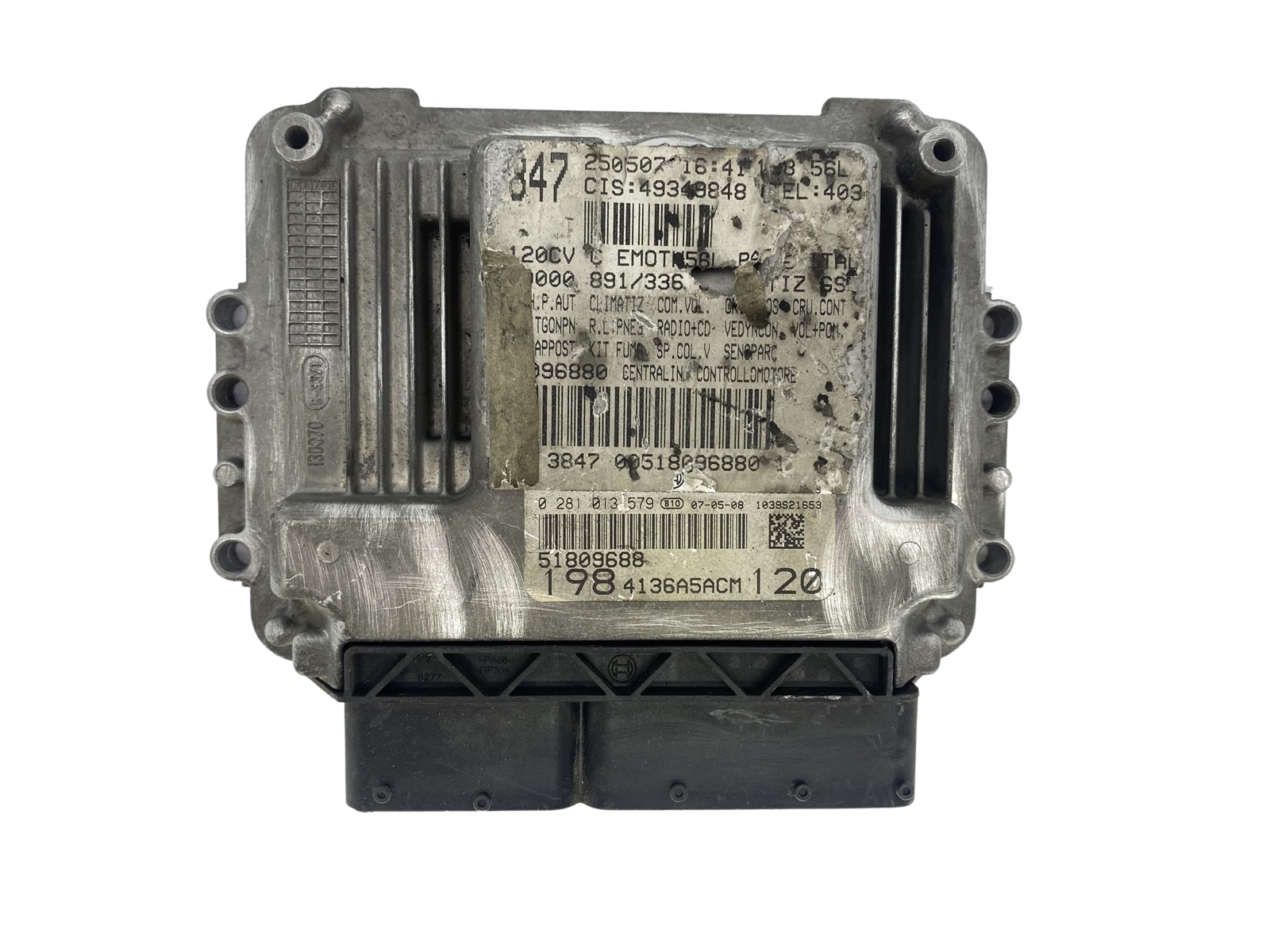 Steuergerät 51809688 0281013579 4136A5ACM Fiat Bosch 51108 main product photo