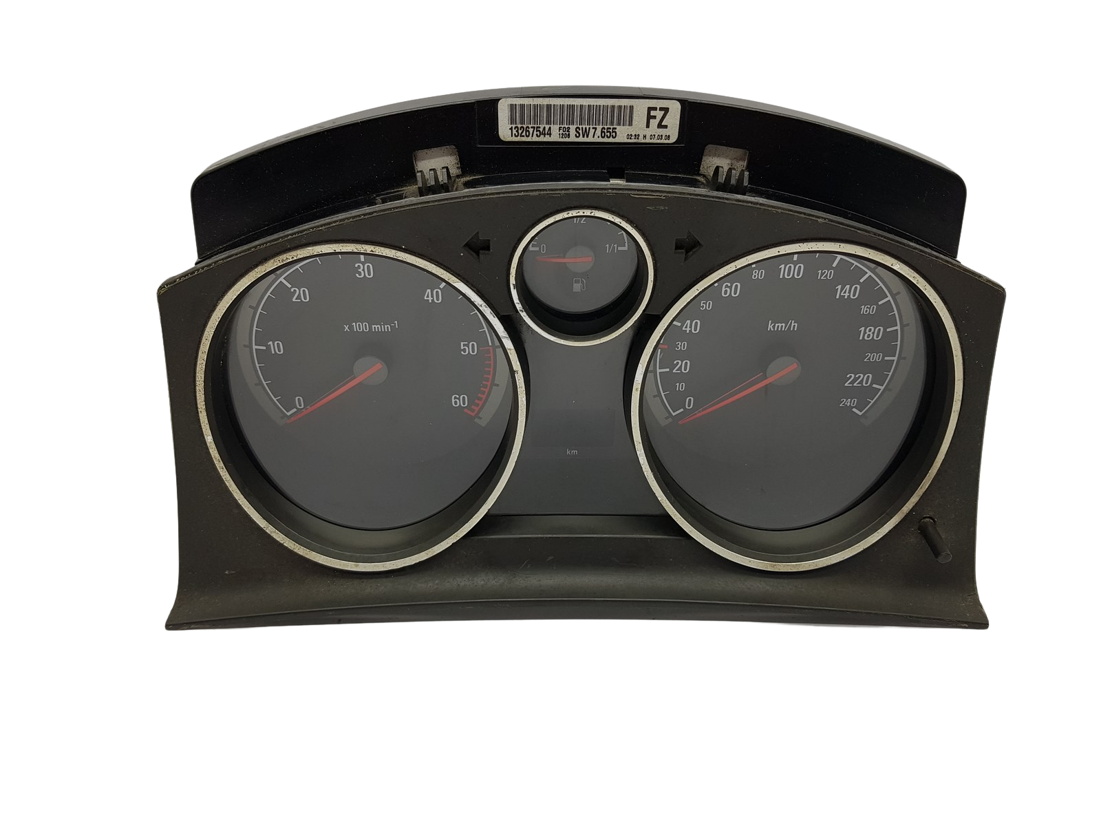 Tacho Kombiinstrument Opel 13267544FZ Astra H Zafira B 2610 main product photo